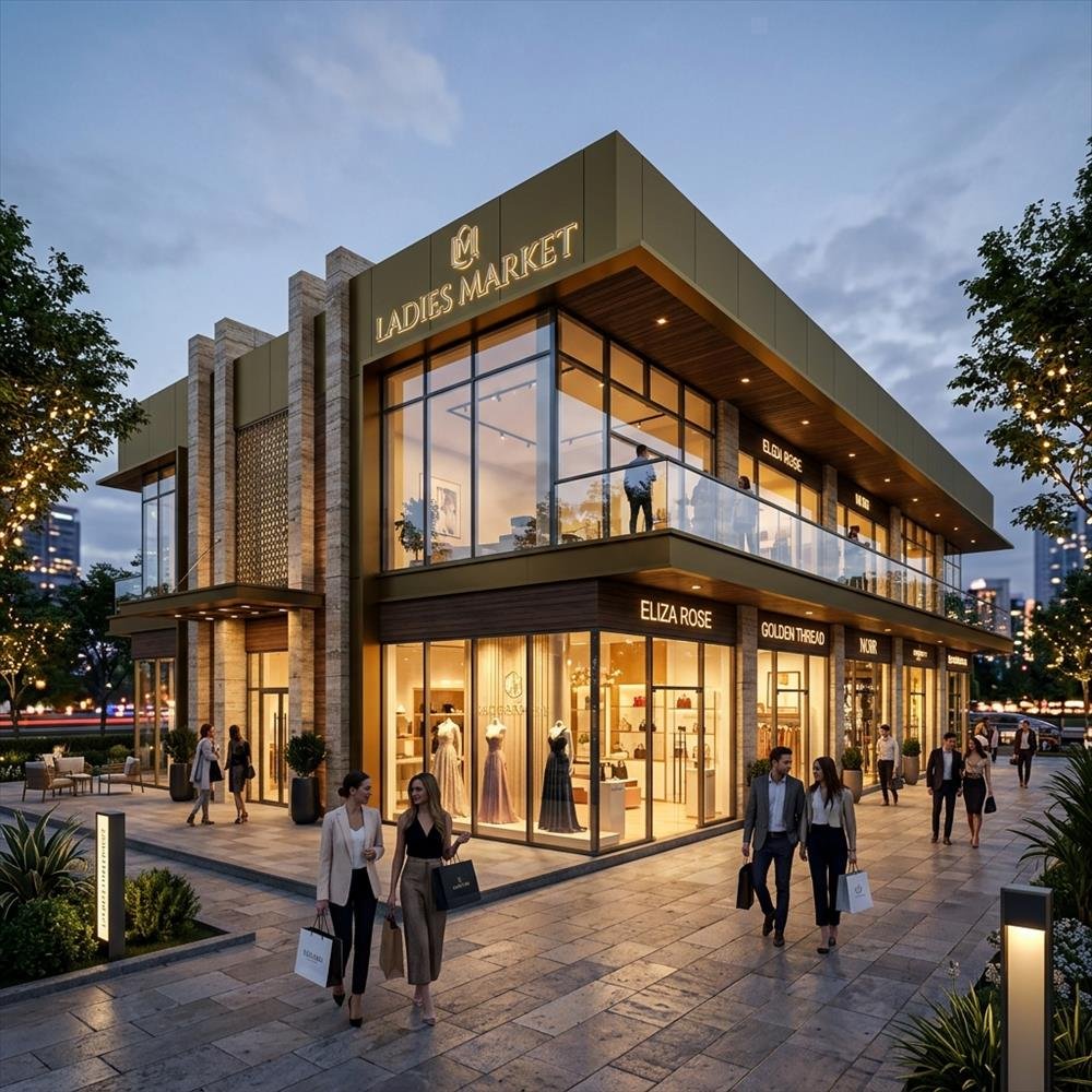 Ladies Market Architectural Render